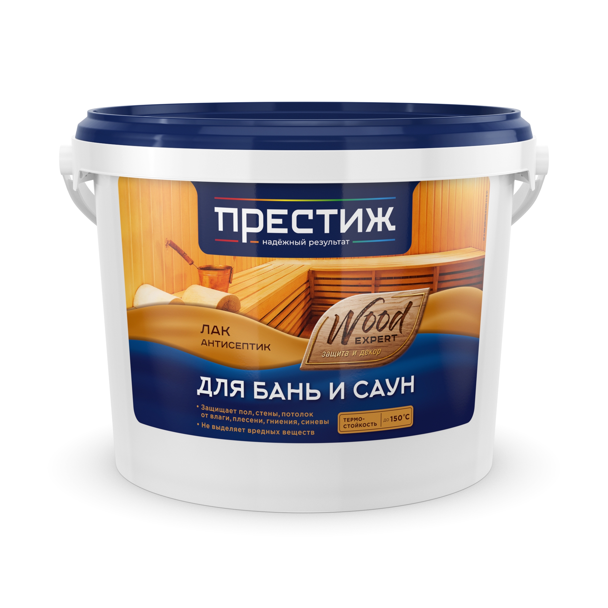 Лак Престиж для бань и саун 0,9л