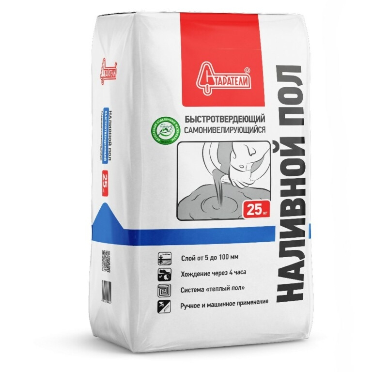 Наливной пол Старатели Быстротвердеющий 25кг