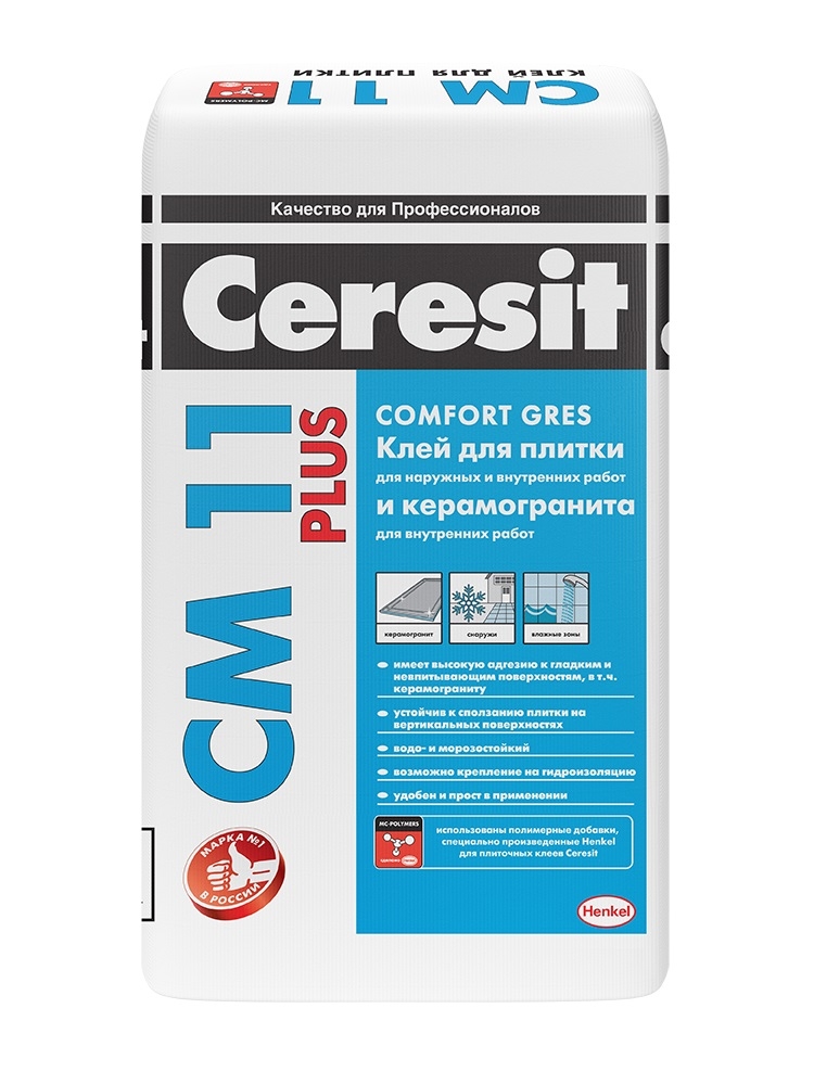Плиточный клей Ceresit CM11 25кг