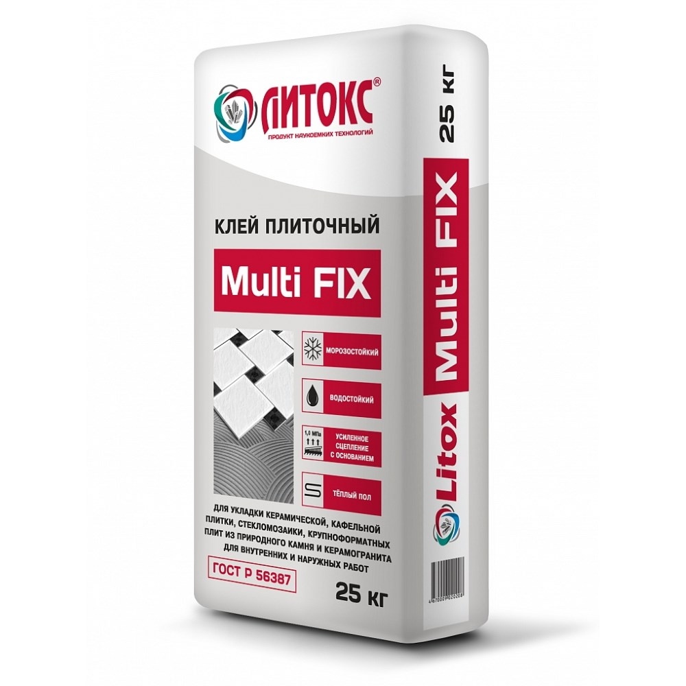 Плиточный клей Литокс Multi Fix 25кг