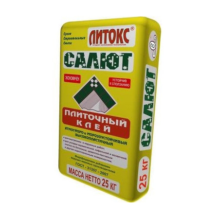 Плиточный клей Литокс Салют 25кг