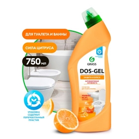 Дезинфецирующий чистящий гель Dos-gel 750мл 125678 цитрус