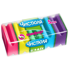 Губка для посуды Чистюля-5 п-0303/2248