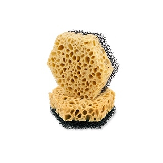 Губка для посуды шестигранник DB-3004
