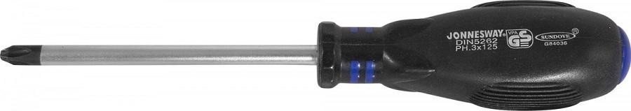 Отвертка крестов. PH1х80 мм. JONNESWAY 47055 D03P180