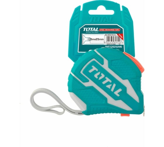 Рулетка 5 м. 25 мм. TOTAL 126255