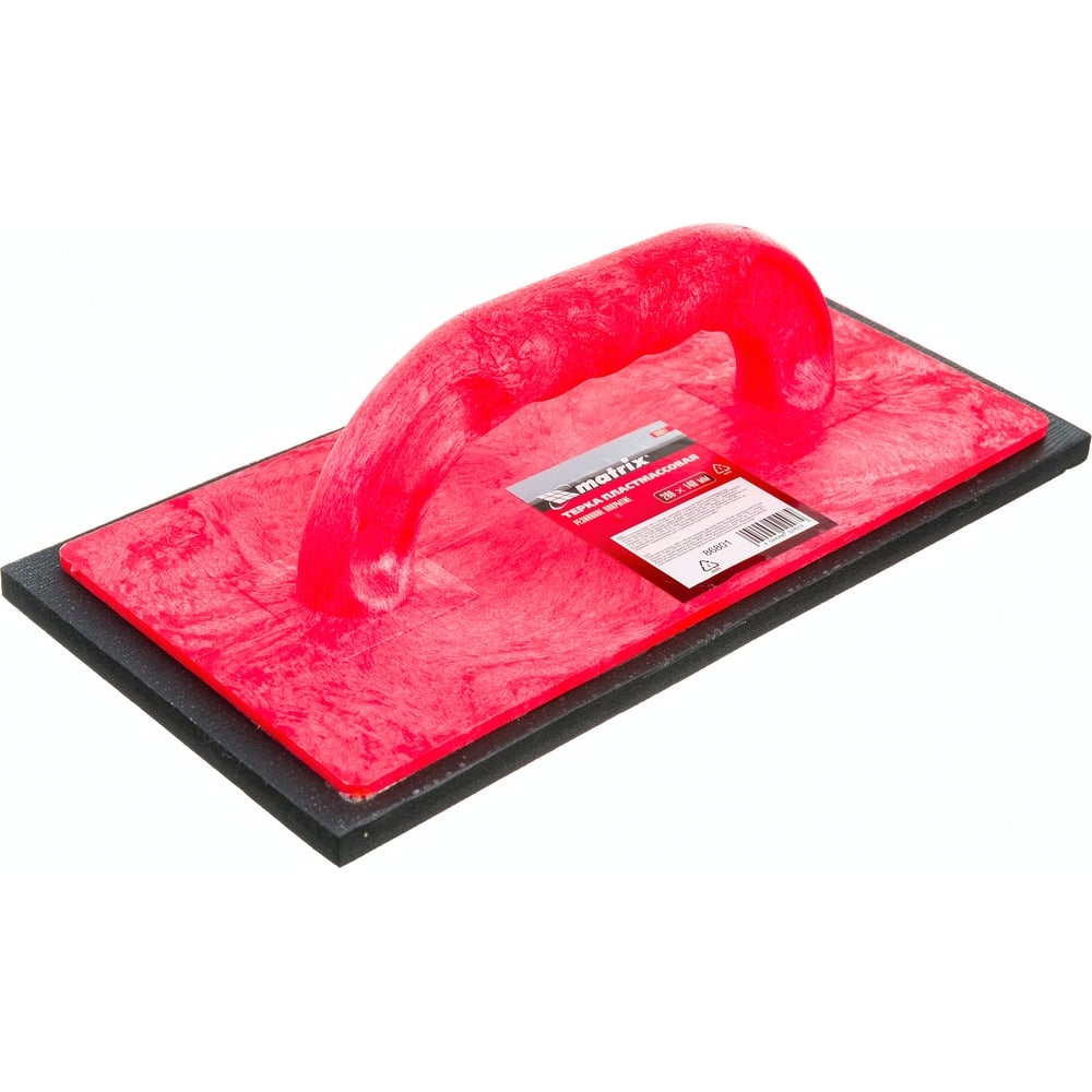 Терка пластм., 280х140мм,резин. 86801