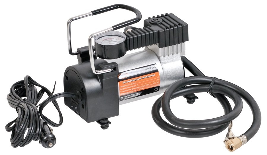 Автокомпрессор 12v,10,5Атм, 35л/м 40304