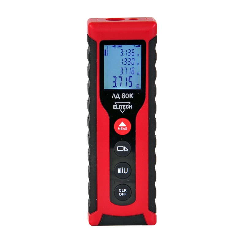 Лазерный дальномер 80 м. ELITECH ЛД 80К