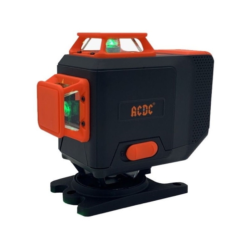 Лазерный уровень16 л. Зел. луч, 2 аккум. Тренога ACDC Е0049