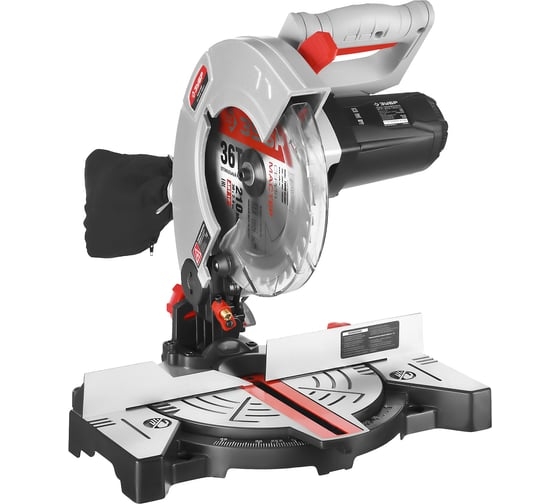 Пила торцовочная 210х30 мм. ЗУБР ЗПТ-210-1400 Л