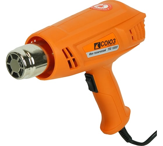 Фен 1800 Вт, 2 насадки, СОЮЗ ТПС-18002