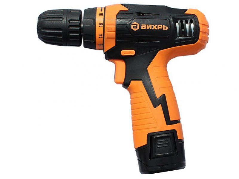 Шуруповерт аккум. 2 а/ч Вихрь 72/14/7 ДА-12Л-2К