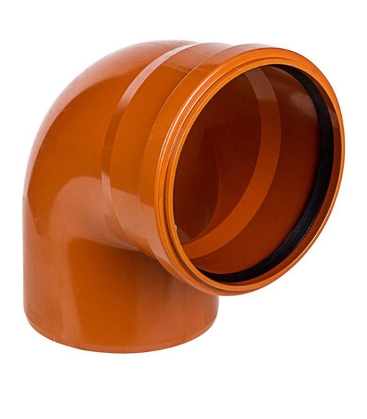 Отвод канализация рыжая 110/90*