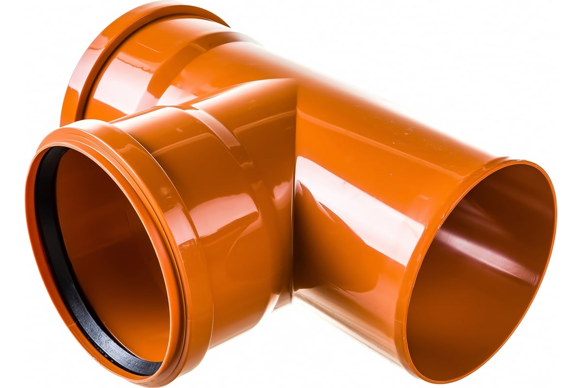 Тройник канализ. рыжая 110/90