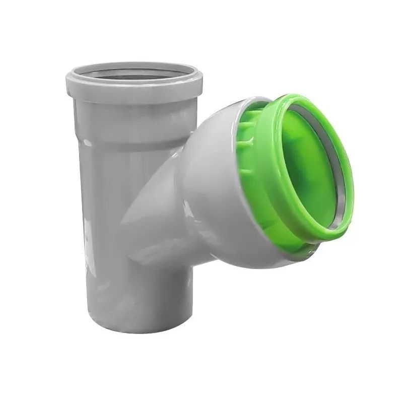 Тройник канализ. серая 110/45