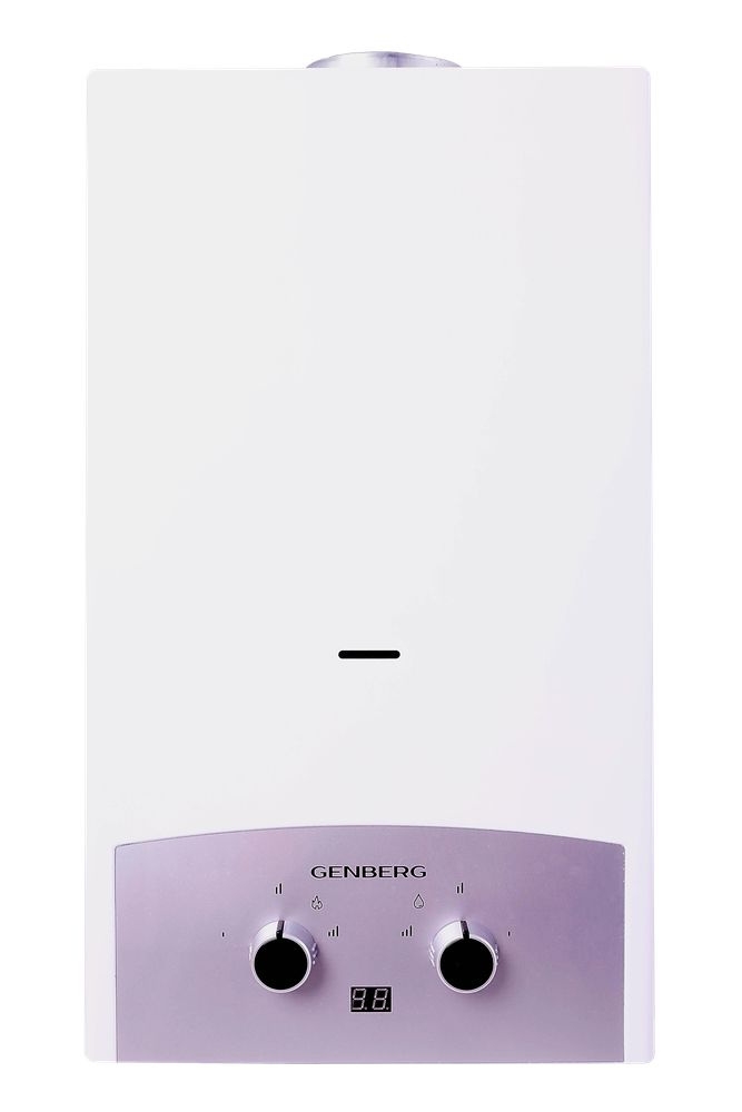Водонагреватель газовый "Genberg Премиум" серая 10л.