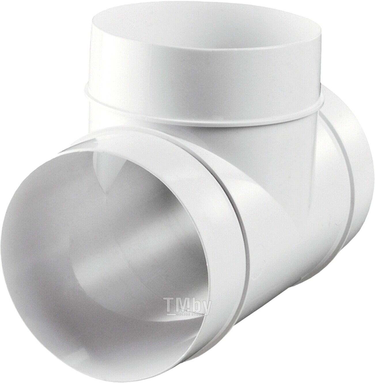Тройник для воздуховода 100мм.