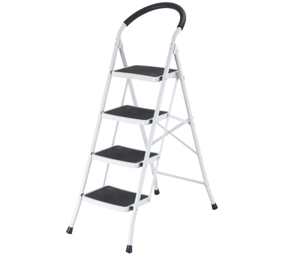 Стремянка 4 широкие ступени, сталь 53913