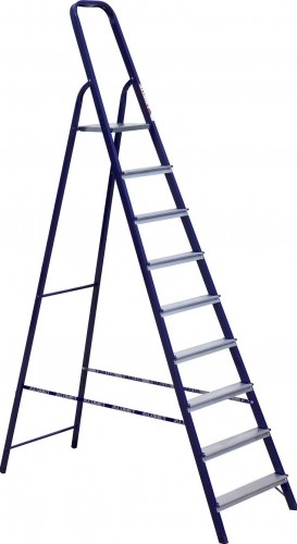 Стремянка из профиля 40*20 9 ступеней,187см,кг,Алюмет 8409