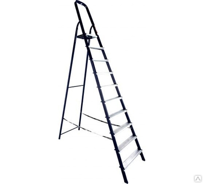 Стремянка из профиля 40*20 10 ступеней,208 см,кг,Алюмет 8410