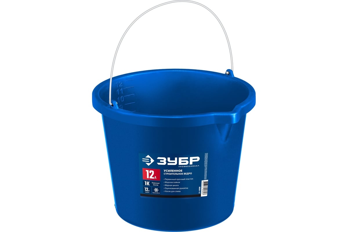 Ведро высокопрочное усиленное 12 л, ЗУБР 06091-12
