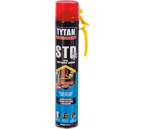 Пена бытовая монтажная зимняя,750мл,Tytan Professional STD 20263