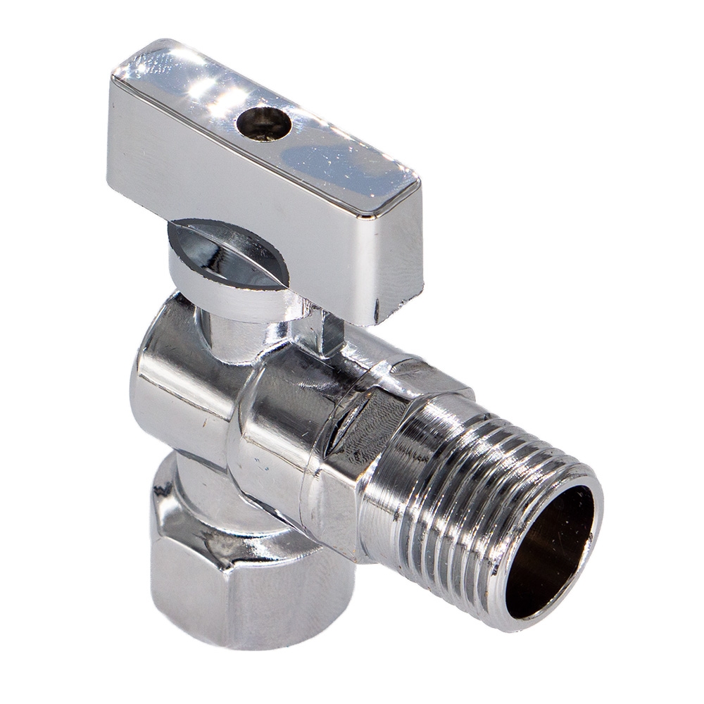 Кран шаровый угл. нерж. 1/2*1/2 L70507С