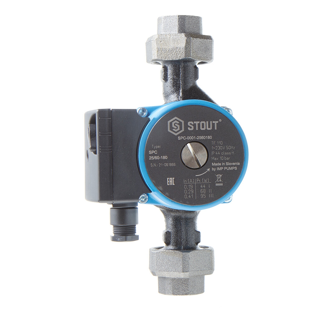 Насос циркуляционный "Stout" 25/6/180