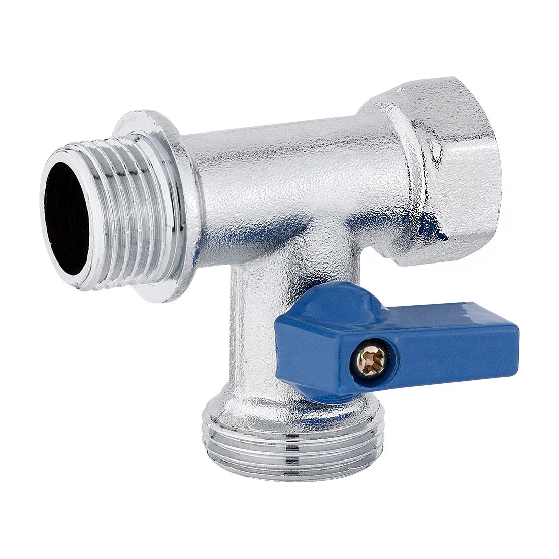 Кран для стир. маш. 3-х проходной 1/2*3/4*1/2