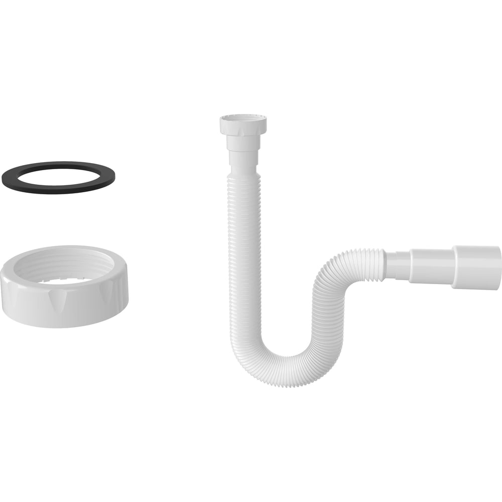 Гибкая труба с/г 1 1/2*40/50 п/плоск. прокл. 800 мм Aquanova 1315