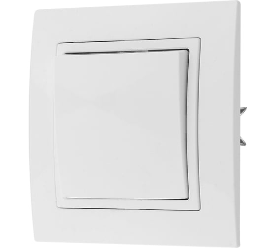 Bylectrica Выключатель 1-кл.СП с индикацией 10А IP20 бел "Уют" С1 10-866