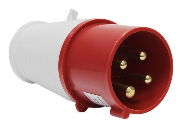 Вилка 024 3P+PE 32A 380B IP44