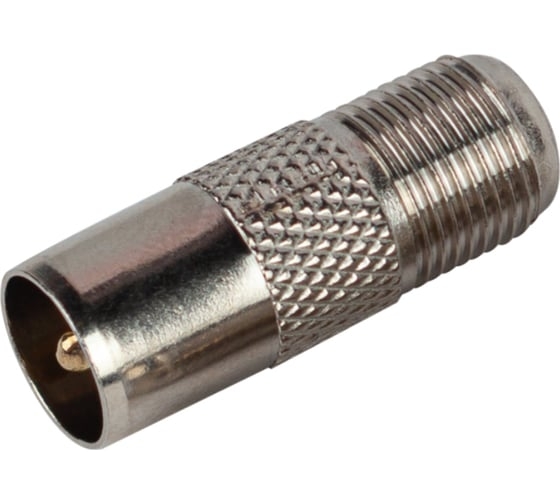 Переходник гнездо F-штекер TV б/п TDM