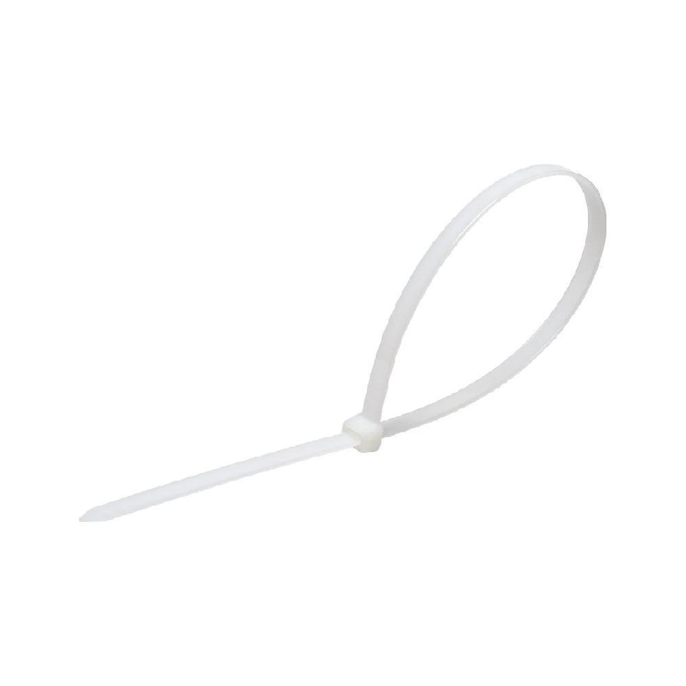 Кабельная стяжка 2,5х100 бел. АБК-СИЛА