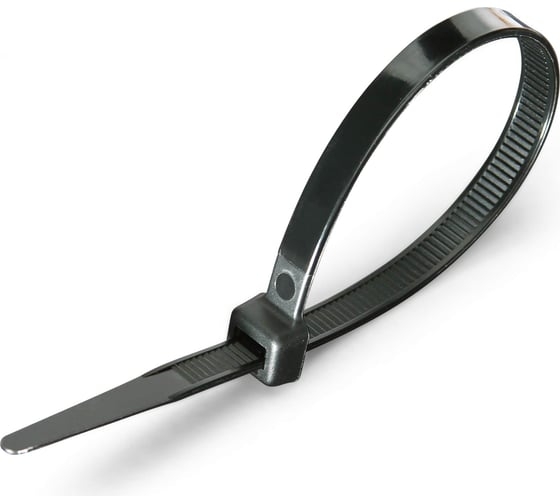 Кабельная стяжка 4,8х200 черн. АБК-СИЛА