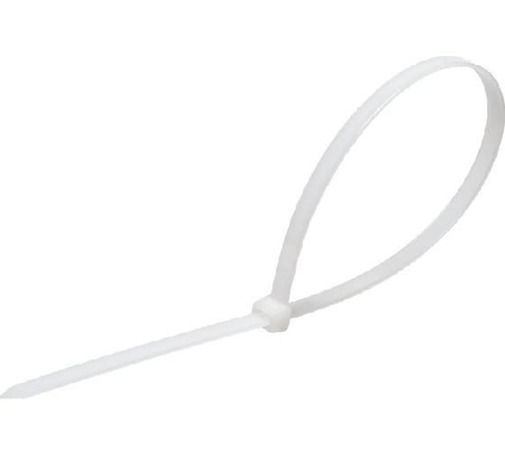 Кабельная стяжка 4,8х200 бел. АБК-СИЛА