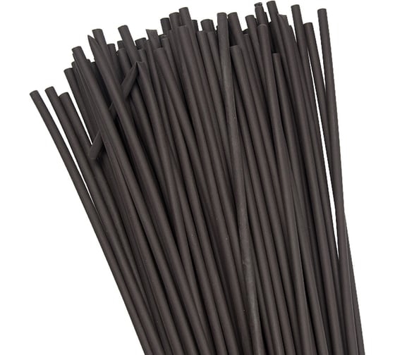 Термоусаживаемая трубка ТУТ 4/2 черная 1м