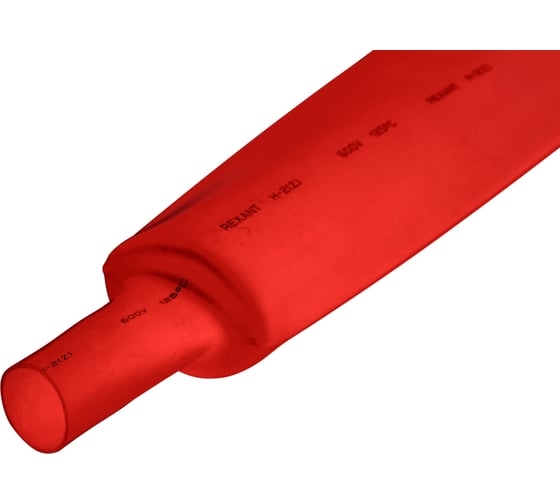 ТУТ 50,0/25мм 1м термоусадка красная 25-0004