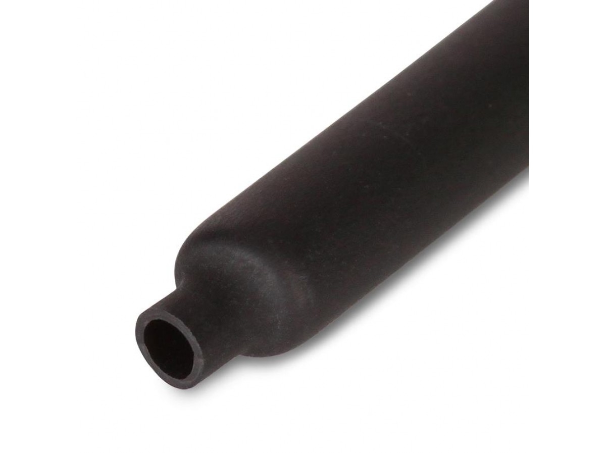 ТУТ Термоусадочная трубка 6/3 черная, 1 метр