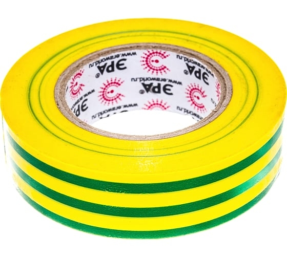 ЭРА ПВХ-изолента 19мм*20м желто-зеленая (10)