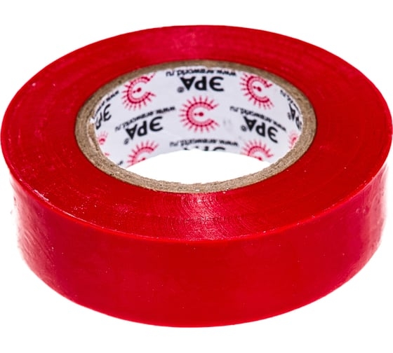 ЭРА ПВХ-изолента 19мм*20м красная (10)