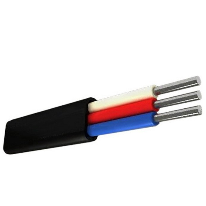 Кабель АВВГ 3х2.5 плоский Ч (м) ЭлПром НТ000002614