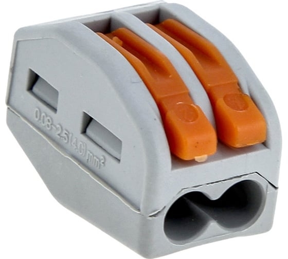 строительно-монтажная клемма 2-х проводная Оптим