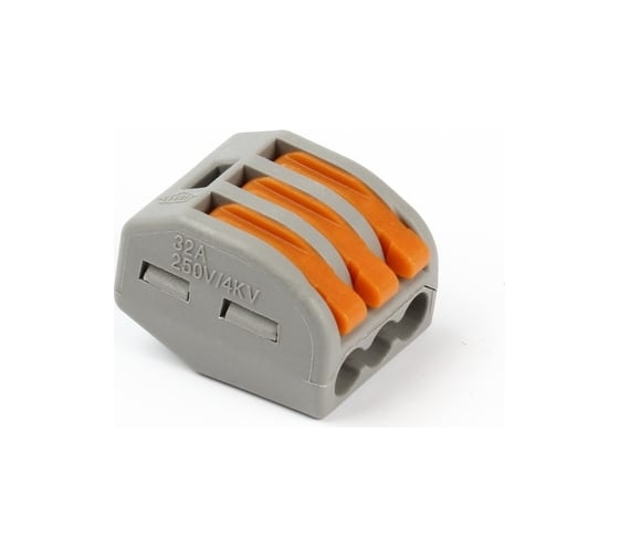 Smartbuy СМК-413 клеммная колодка с рычагом 3х(0,08-2,5мм) тип WAGO SBE-cwcc-3