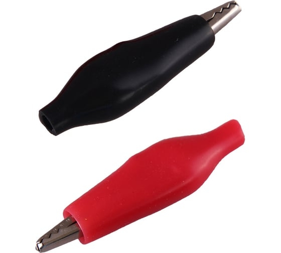 Зажим "крокодил" 5А 40мм в изоляторе