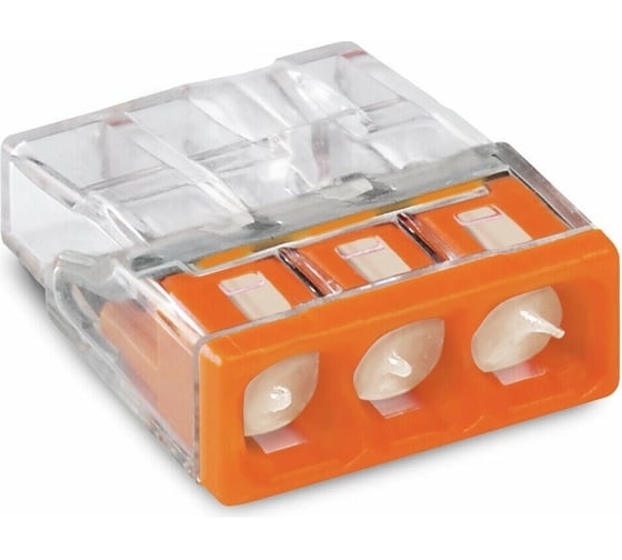 Клемма 3х2,5мм с пастой