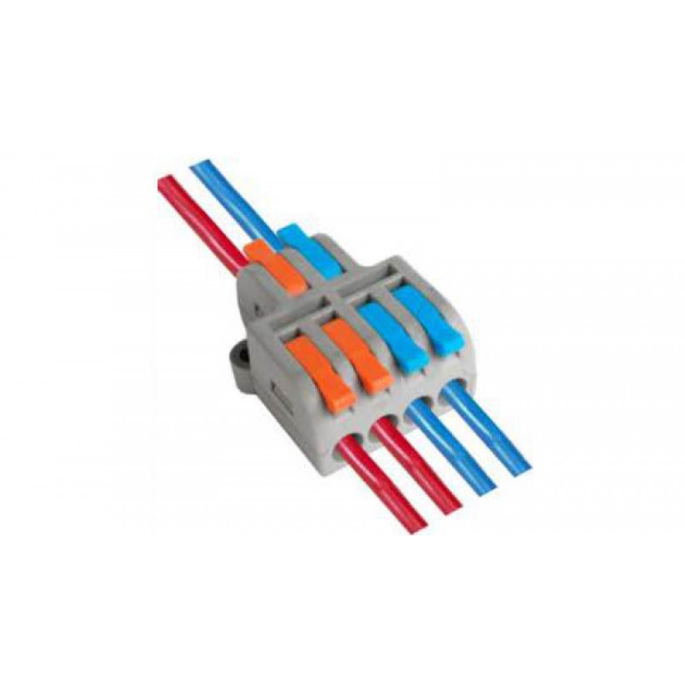 Клемма проходная 2 на 4 выходов