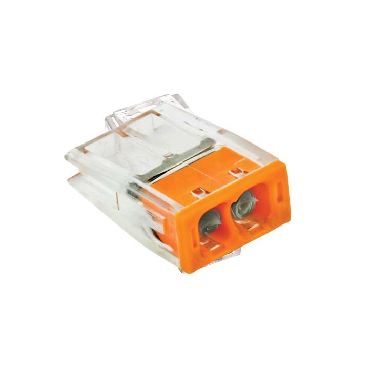 Клемма строительно-монтажная СМК 2 отверстия (с пастой) ТЫЧКОВАЯ 2273-242