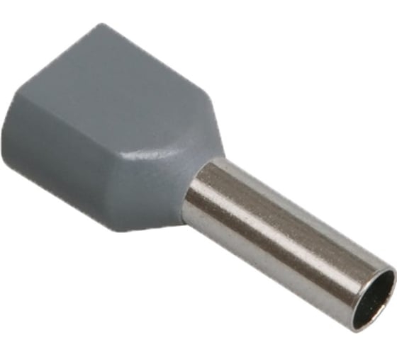 Наконечник-гильза НШвИ 2х4-12 (серый) НГИ2